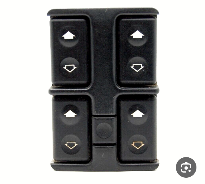 مفتاح نافذة كهربائية للسيارات، وتحديداً لسيارات BMW طراز E34 أو E32