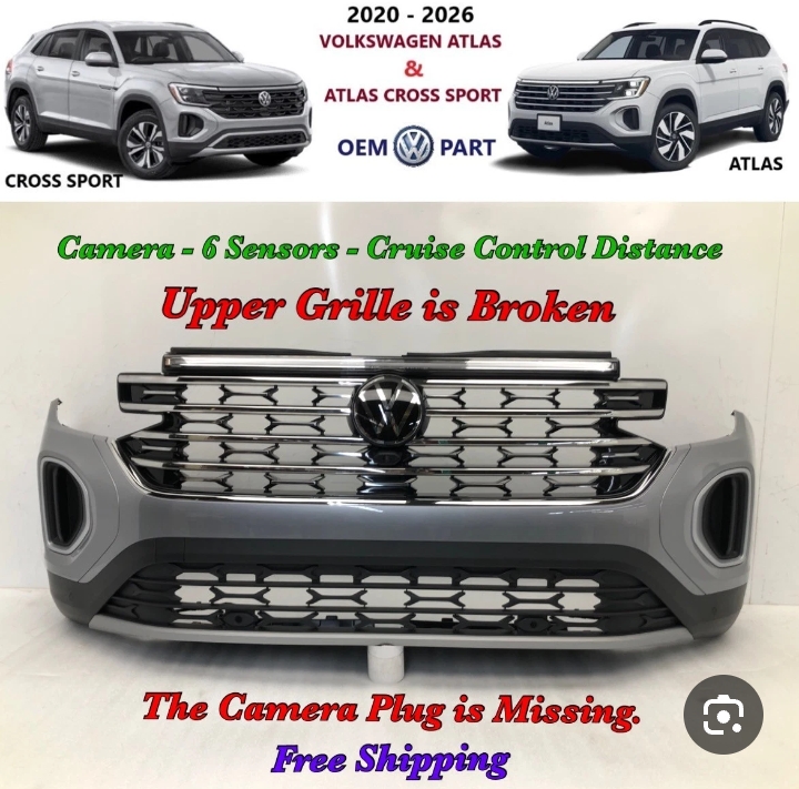 ممتص صدمات أمامي (بامبر) أصلي (OEM) متوافق مع سيارات فولكس فاجن أطلس وأطلس كروس سبورت