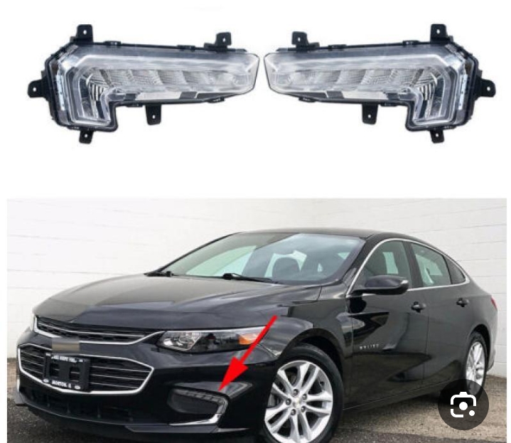 مصابيح ضباب أمامية (بلاجكتور) لسيارة شيفروليه ماليبو