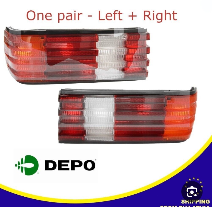 مصابيح خلفية (اصطبات) لسيارة مرسيدس-بنز الفئة S طراز W126