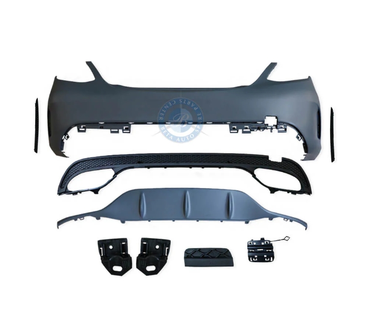 دعامية خلفية كاملة (مصد خلفي) بنمط AMG لسيارات مرسيدس بنز الفئة سي موديل W205