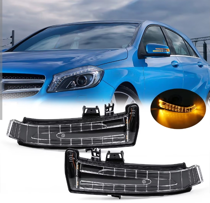 إشارات.انعطاف للمرايا الجانبية (Turn Signal Lights) متوافقة مع عدة طرازات من مرسيدس-بنز مثل W176 وW204.