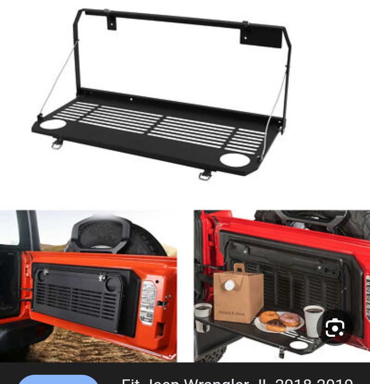 طاولة باب خلفي من ماركة Mopar، وتحديداً موديل 82215416AD المصمم لسيارات جيب رانجلر JL.