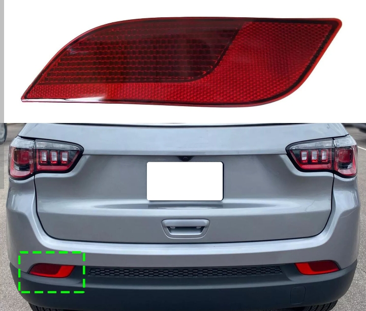 عاكس ضوء المصد الخلفي لسيارة جيب كومباس (Jeep Compass)
