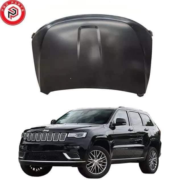 غطاء محرك سيارة (بنيد) أسود، لسيارات جيب